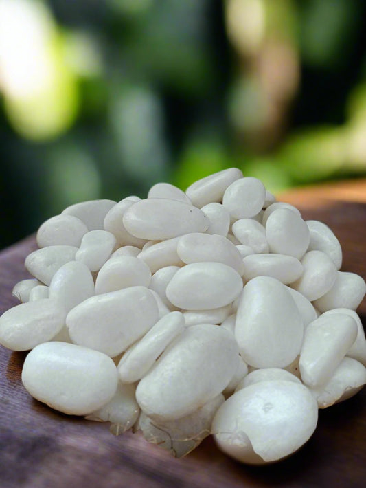 White Pebbles | Garden Stones White 2-4cm