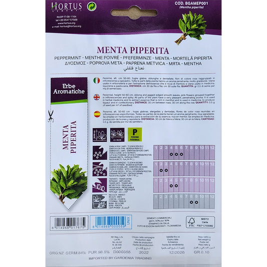 Mint Seeds By Hortus