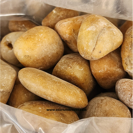 yellow Stones / Beige Pebbles 5 - 8 cm