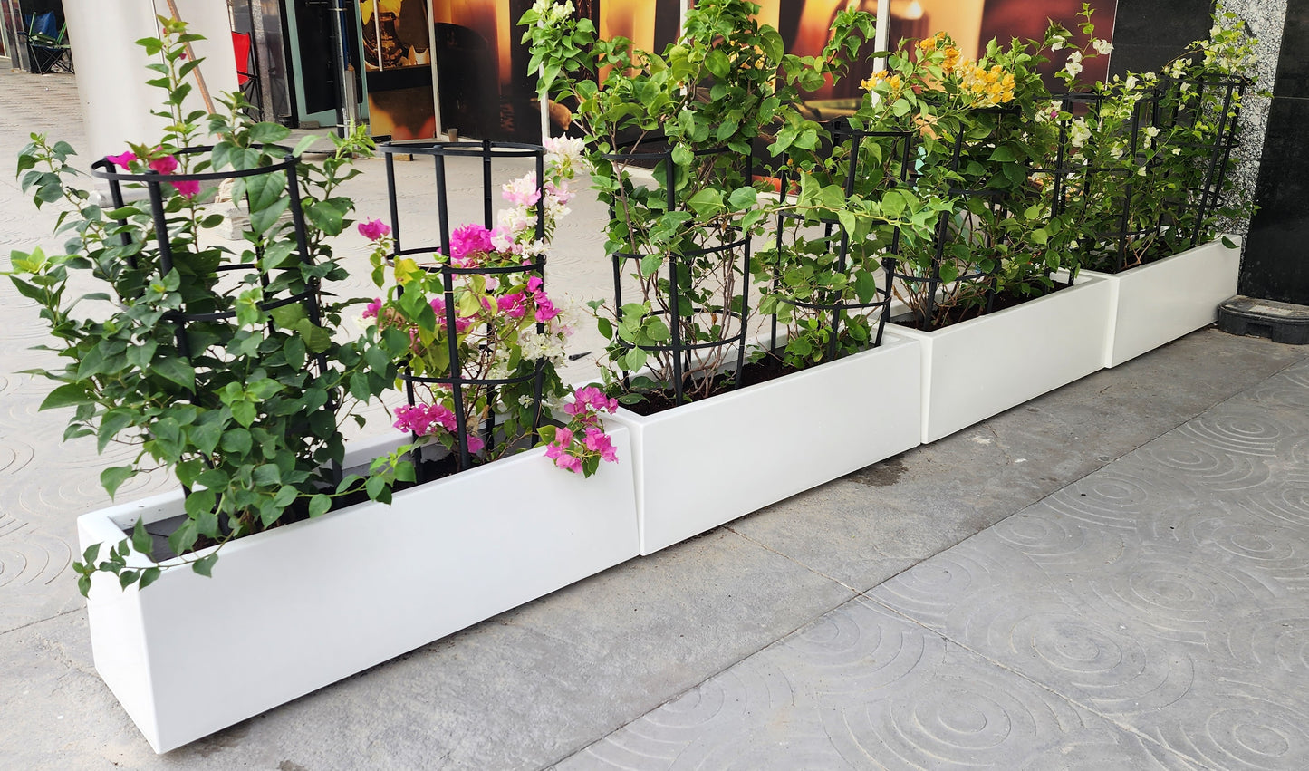 2 Bougainvillea with fiberglass pot. Best for restaurant partitions.